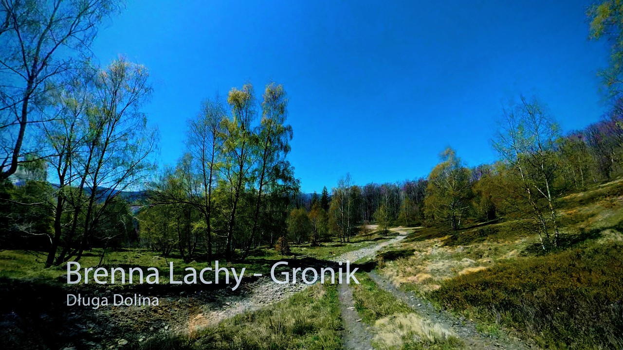 Pętla rowerowa z Brennej Lachy przez Gronik i Długą Dolinę.