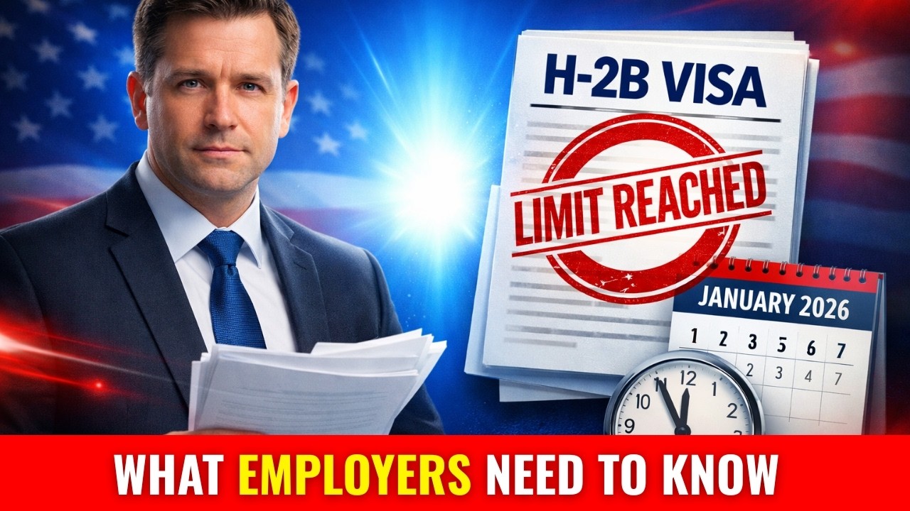 Обновленная информация по визам H-2B от USCIS: достигнута дополнительная квота на 2026 год, что д...