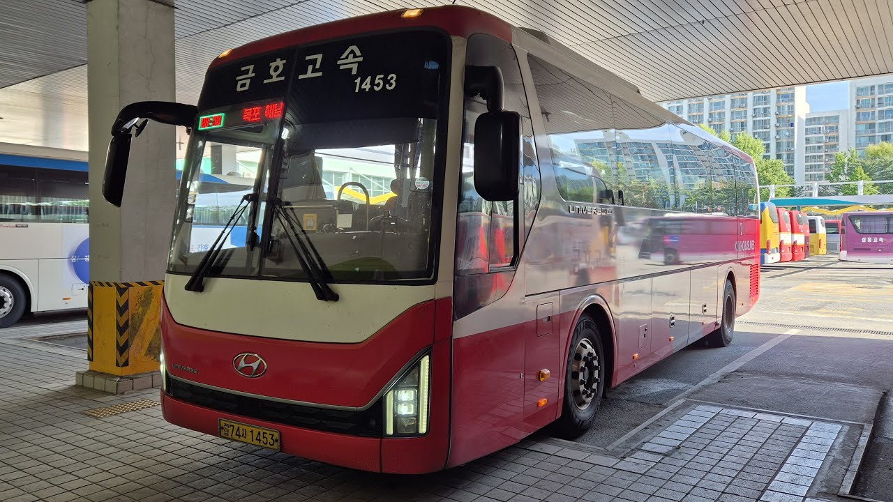[시외버스] 수원터미널-목포종합터미널 주행영상(Suwon Bus Terminal-Mokpo Bus Terminal)