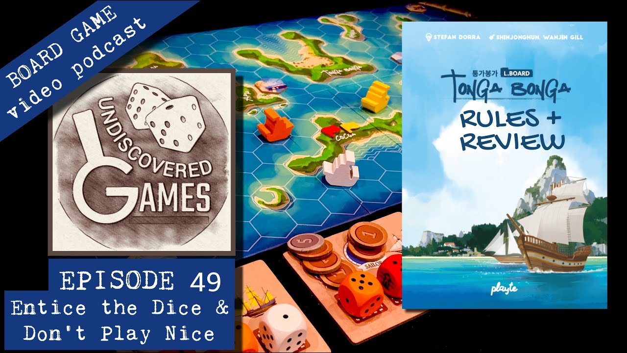 How To Play TONGA BONGA Board Game Review + Rules Tutorial (Stefan Dorra 1998 / 2024 Playte Reprint)