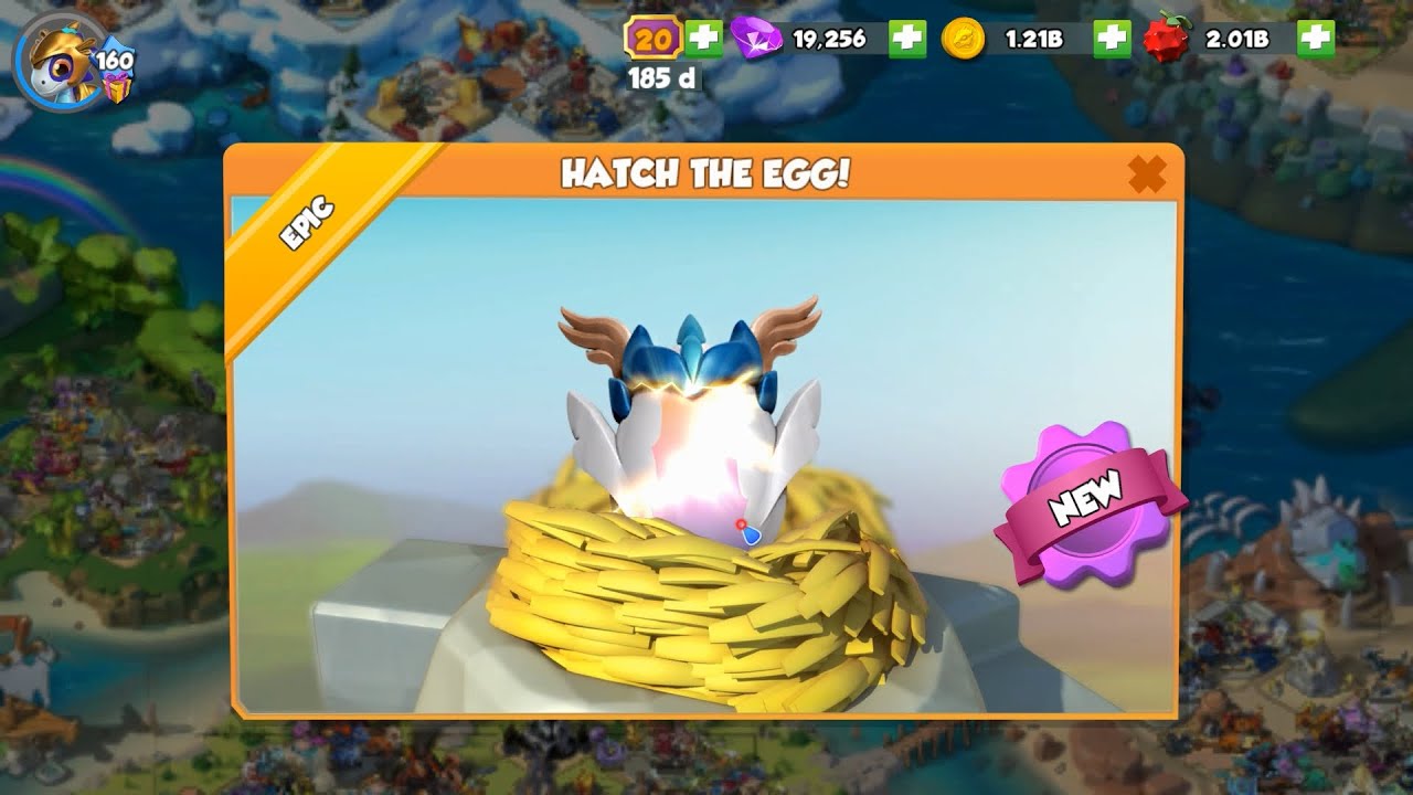 #DML Hatched LIGHTWING and BUDDING Dragon - Dragon Mania Legends