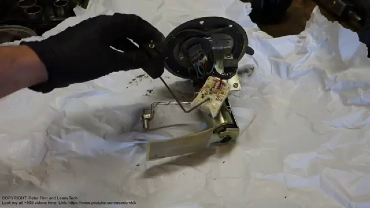 How works Toyota Corolla fuel tank measurement sensor. Years 1995 to 2010