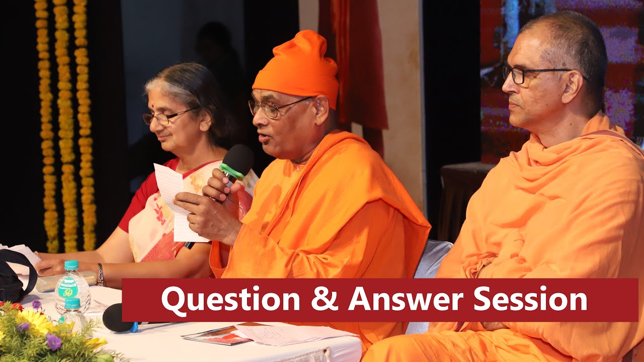Q&A Session | Swami Nikhileswarananda | Swami Shuddhidananda | Kumari Nivedita Bhide