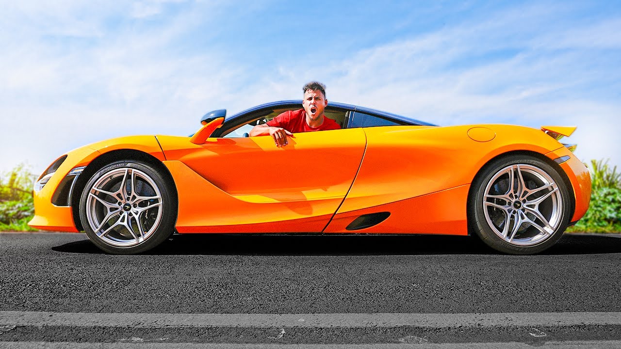ASSUSTADOR PRIMEIRO ROLE COM MINHA MCLAREN NA RUA!