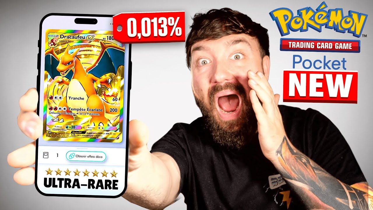 EXCLU MONDIAL ! J'OUVRE LE DRACAUFEU LE PLUS RARE DU MONDE sur POKEMON POCKET TCG