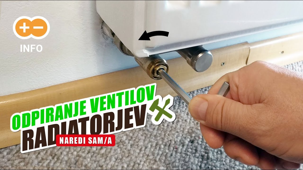 Naredi sam/a: Ventil za dvižni in povratni vod je zaprt oziroma ni dovolj odprt