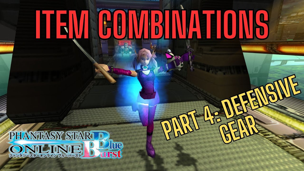 [PSO: Blue Burst] Item Combinations (Part 4: Defensive Gear)