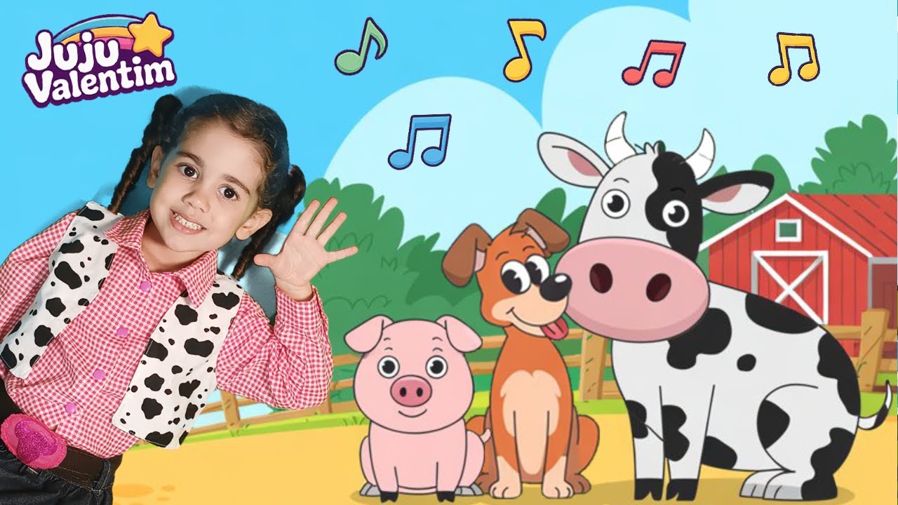 Sons dos Animais - Música infantil por Juju Valentim