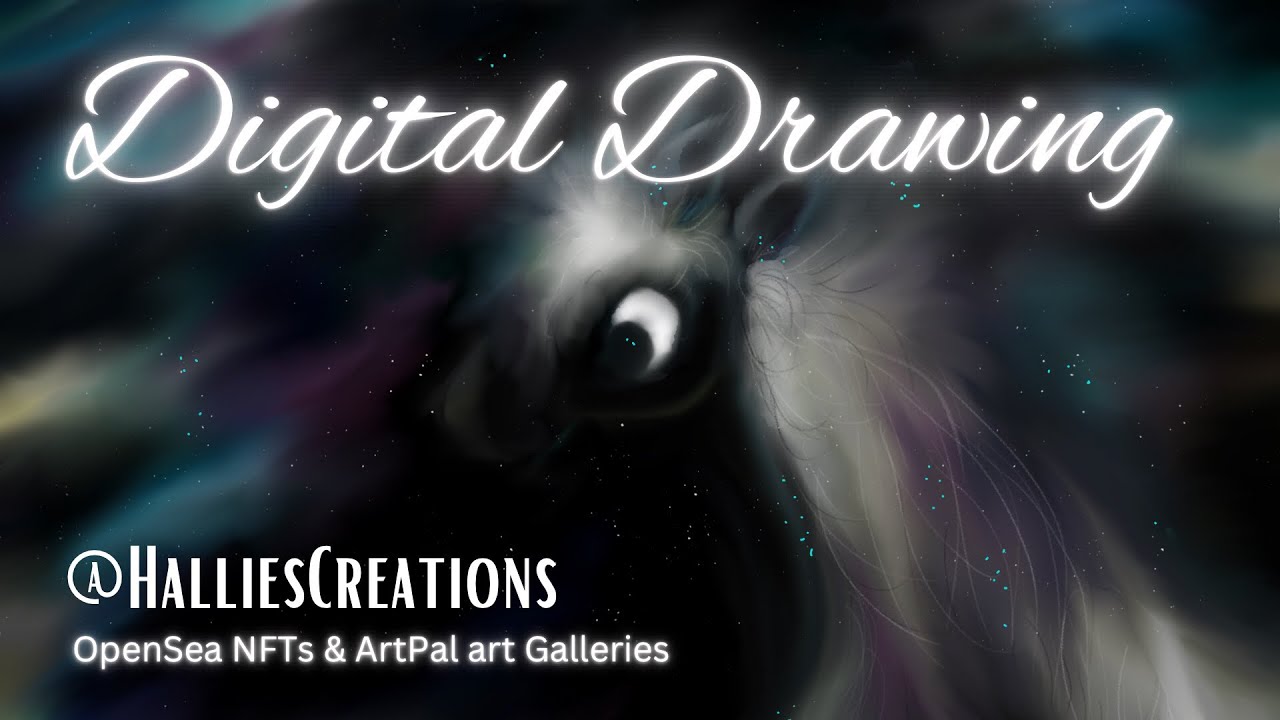 Digital Drawing Illustration with artist Hallie🤍 nft opensea ArtPal prints #mylittlepony #art