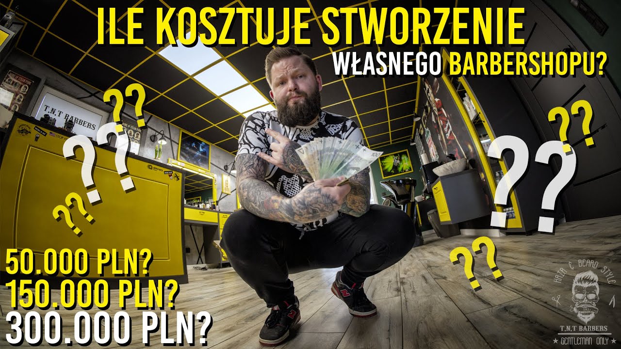 | T.N.T BARBERS | BARBERSHOP - koszty stworzenia PROFESJONALNEGO salonu fryzjerstwa MĘSKIEGO |