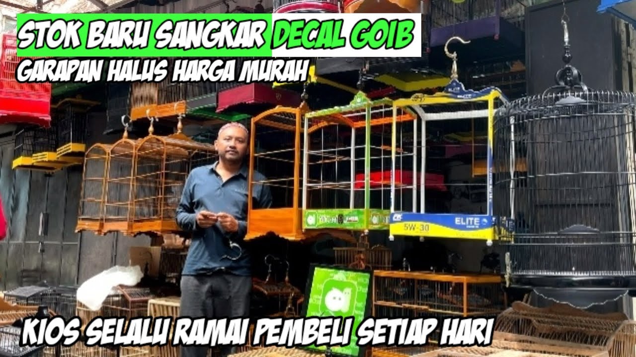 Stok Baru Sangkar Decal Ruji Senar Harga Murah #sangkar #sangkarkenari #sangkarburung
