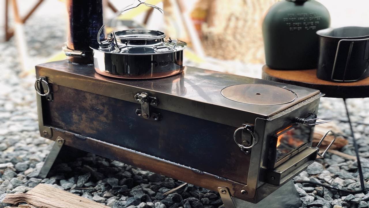 조립식 화목난로 만들기/캠핑/부쉬크래프트/Create Prefabricated Wood Stove/Bushcraft