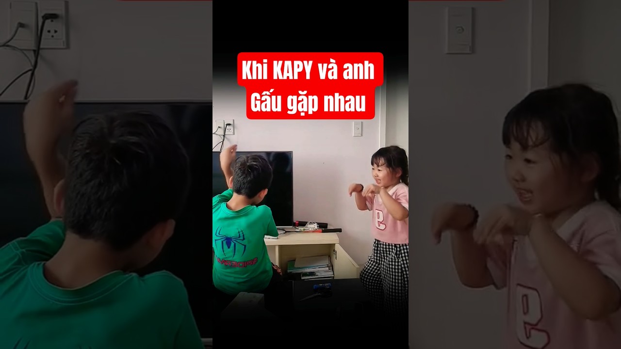 Khi KAPY v&agrave; anh Gấu gặp nhau #lavlognt #kapy #gauvaba