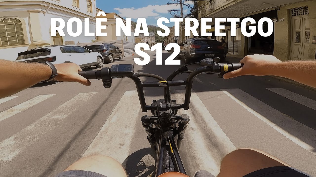 ROLÊ NA STREETGO S12 - MINHA PRIMEIRA BIKE ELÉTRICA!