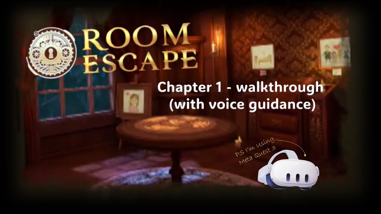 How to escape the Room Escape VR on meta Quest &mdash; free game walkthrough (level 1)