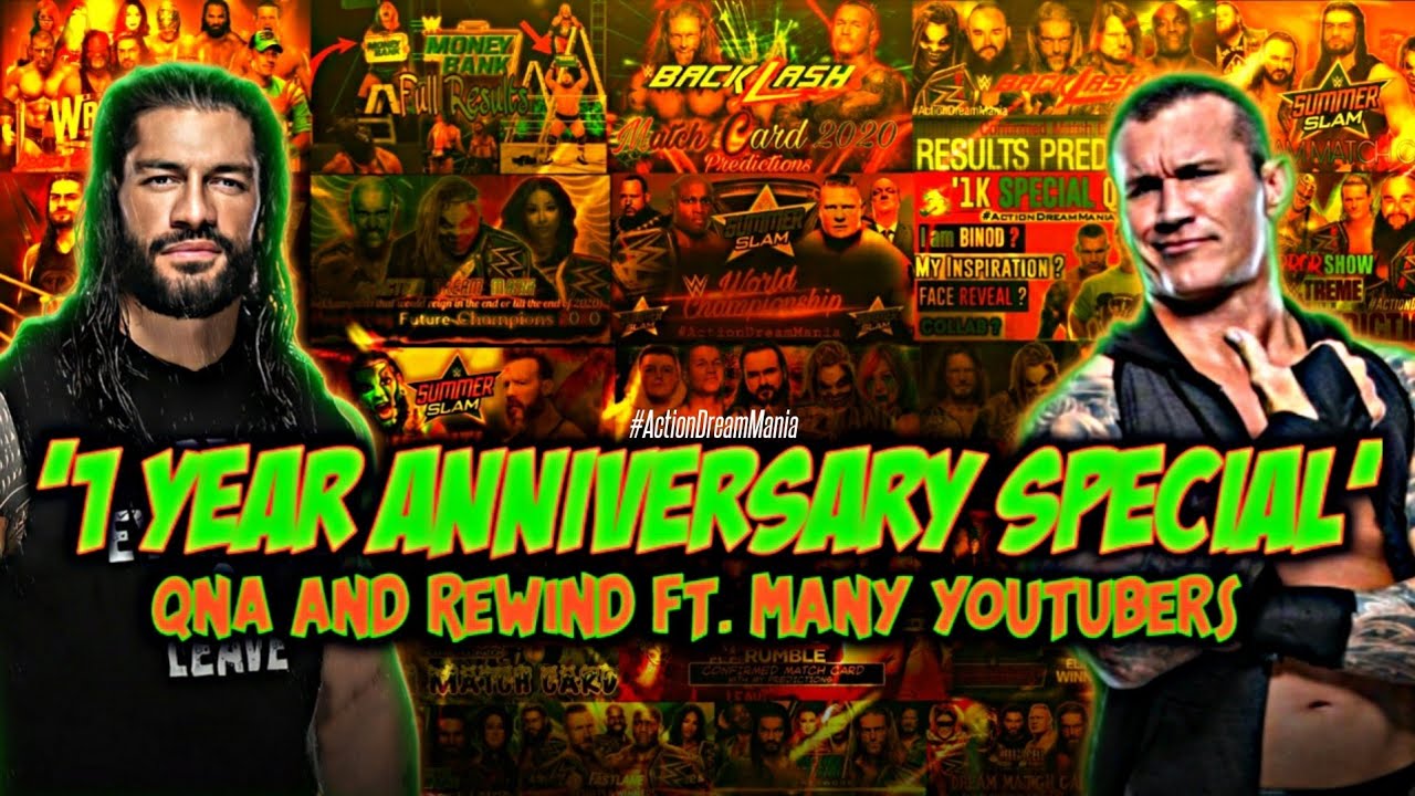 '1 Year Anniversary Special' 🤩 | QnA and Rewind ⏪ | Action Dream Mania