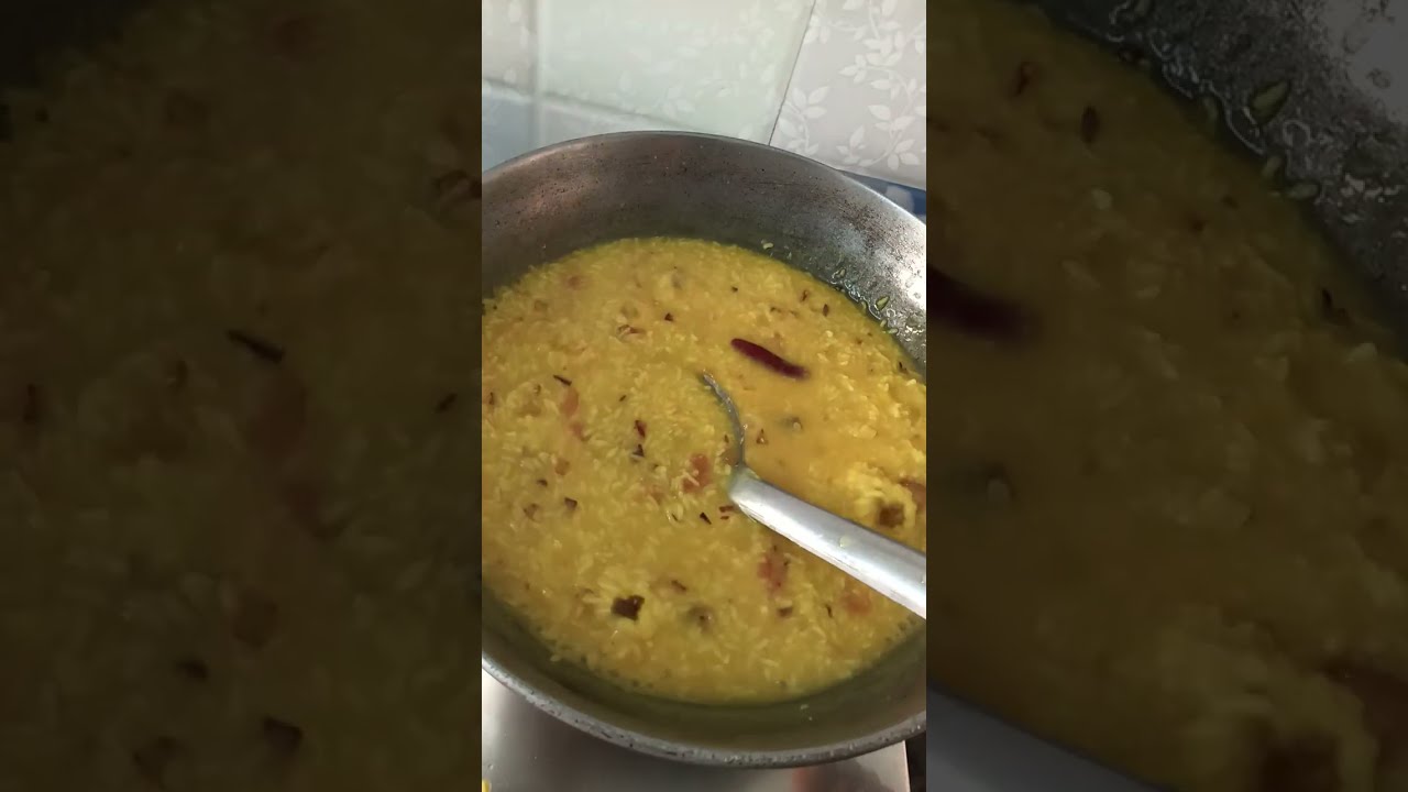  Moong Dal Khichdi Recipe  #cooking #food  😋😋😋