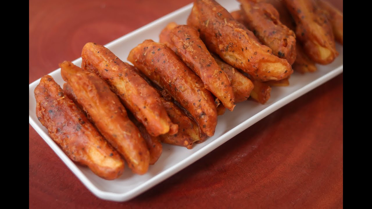 পটেটো ওয়েজেস | Spicy Potato Wedges | No oven Potato wedges | Crispy potato wedges