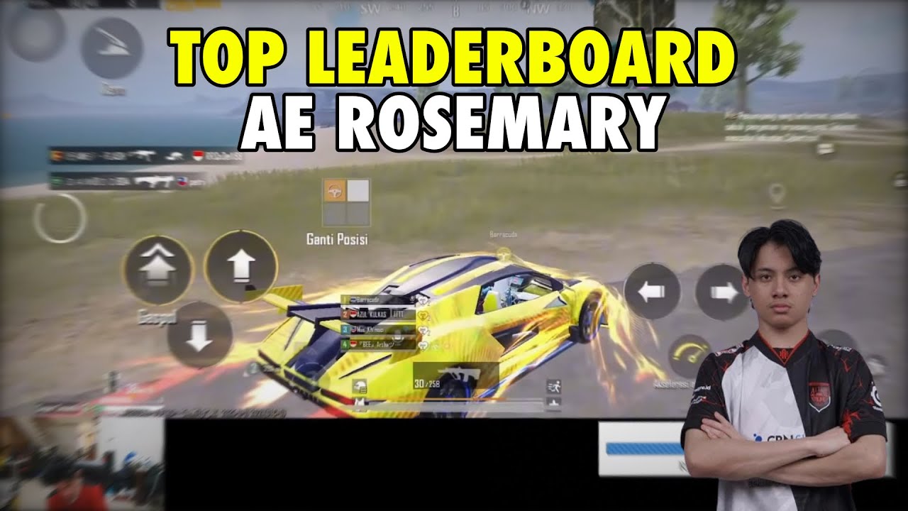 AE ROSEMARY JOKI CONQUEROR SEHARI SEMALAM LANGSUNG TOP LEADERBOARD | PUBG MOBILE INDONESIA