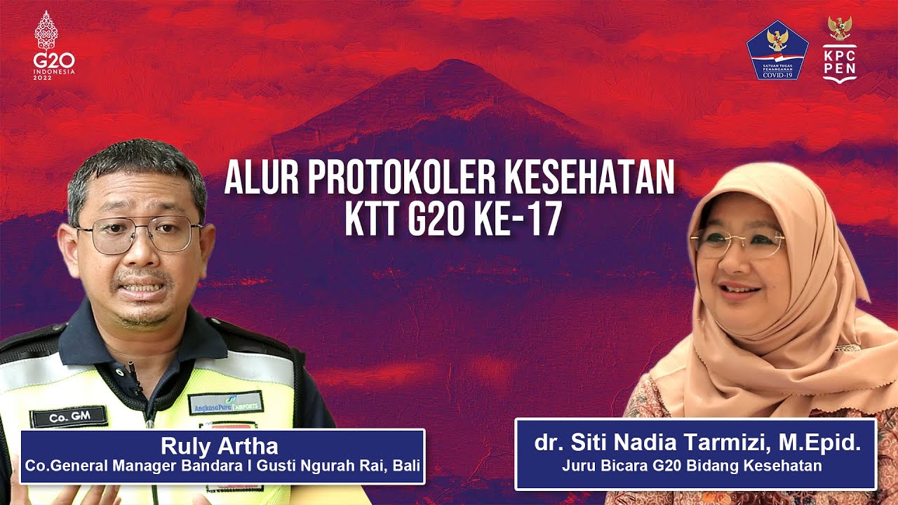 Alur Protokoler Kesehatan KTT G20 ke-17