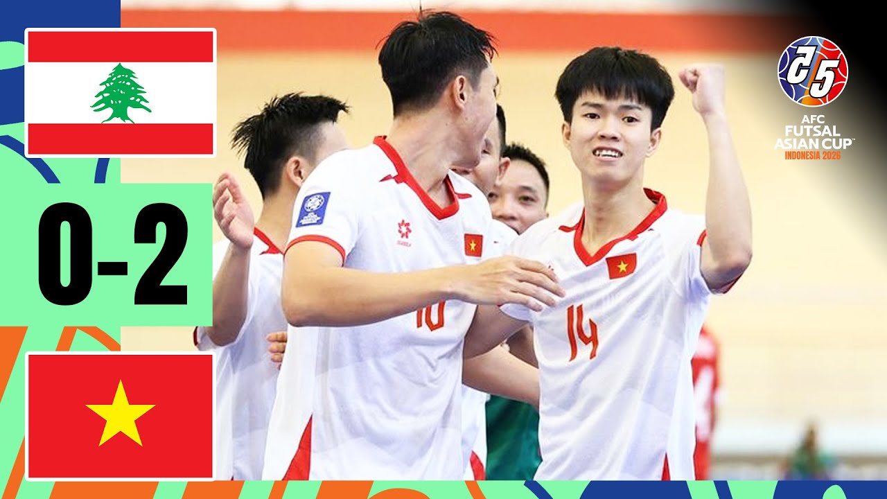 VIETNAM with one foot in the quarter-finals | Lebanon - Vietnam | Highlights | AFC Futsal Asian Cup™