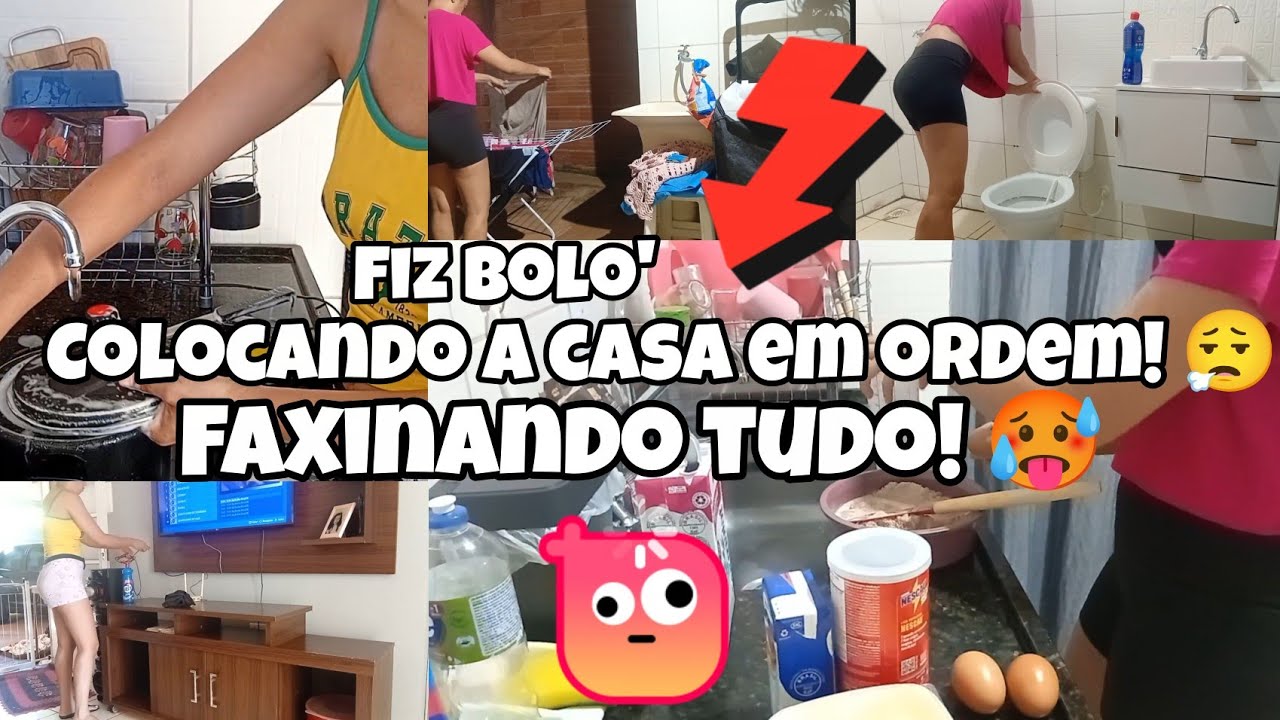 CORTEI O DEDO - FAXINA PESADA NO BANHEIRO + MUITA SUJEIRA + LAVEI A ROUPA SUJA E FIZ BOLO #vlog 
