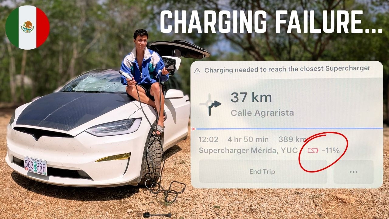 Charging FAILURE Forced Me Back - 600 Miles in Mexico (Tesla Expedition to Argentina)