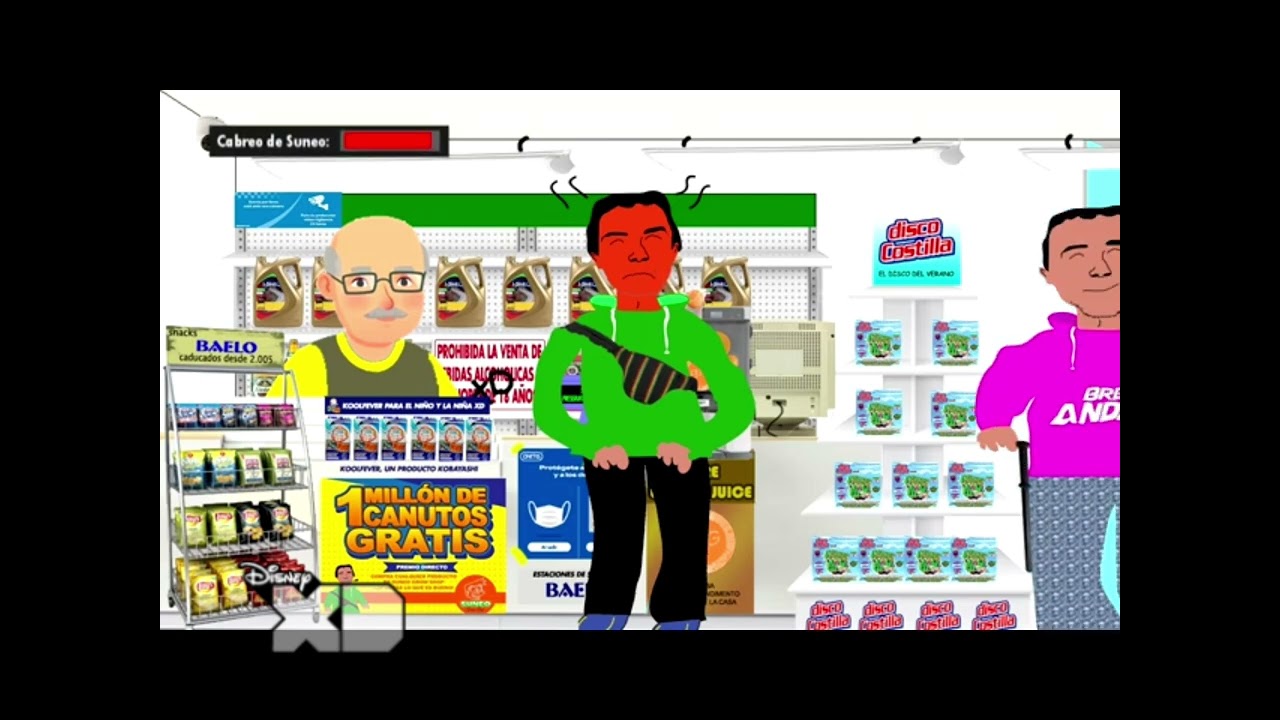 Suneo en estación de servicio baleo en Disney XD (Septiembre 2013) (Totally real and Rare)