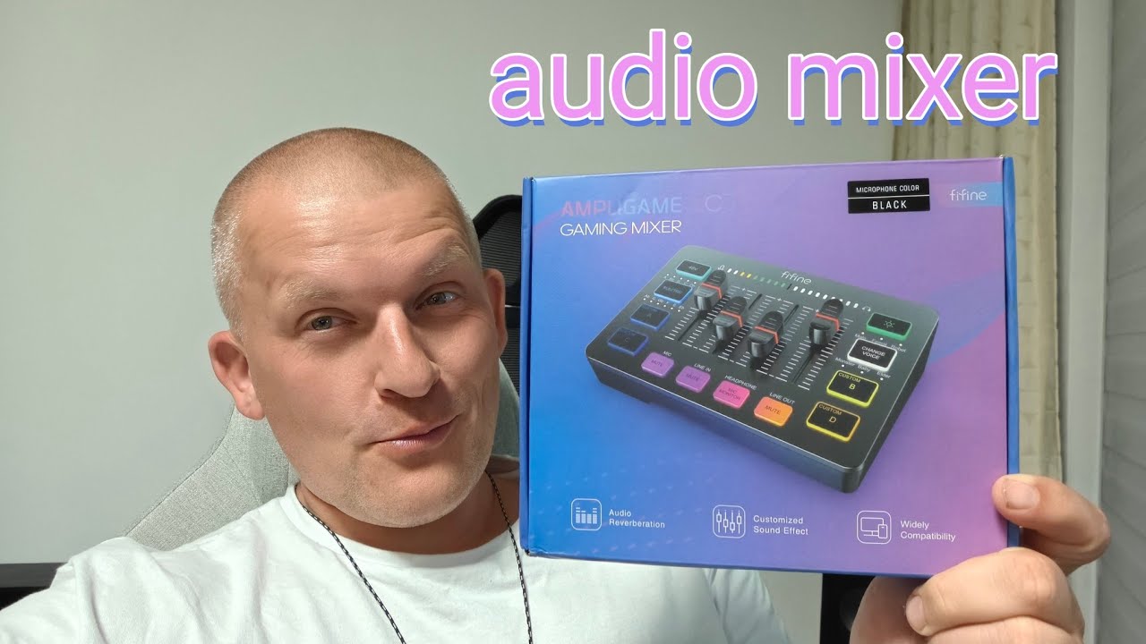 FIFINE Gaming Audio Mixer #aliexpress