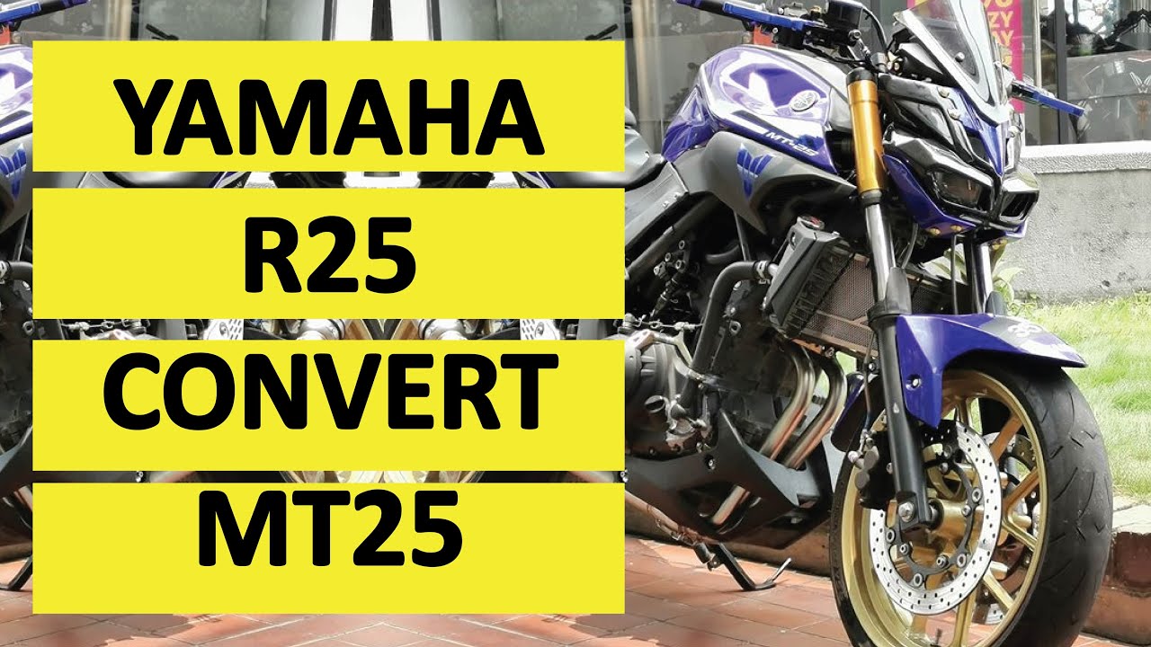 YAMAHA R25 CONVERT JADI MT25 | REVIEW MOTOR | TAYANG WAYANG