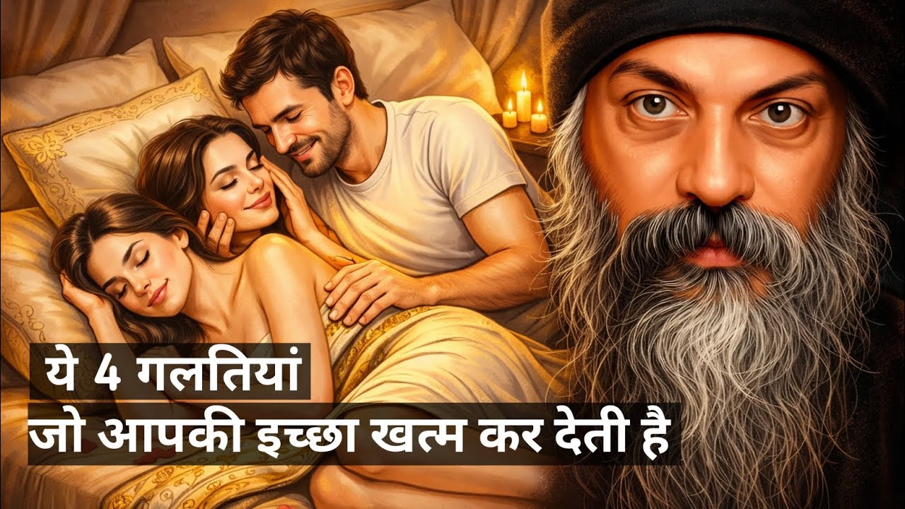 ये 4 गलतियां जो आपकी इच्छा और Sexual desire को खत्म कर देती हैं | Osho Deep Philosophy