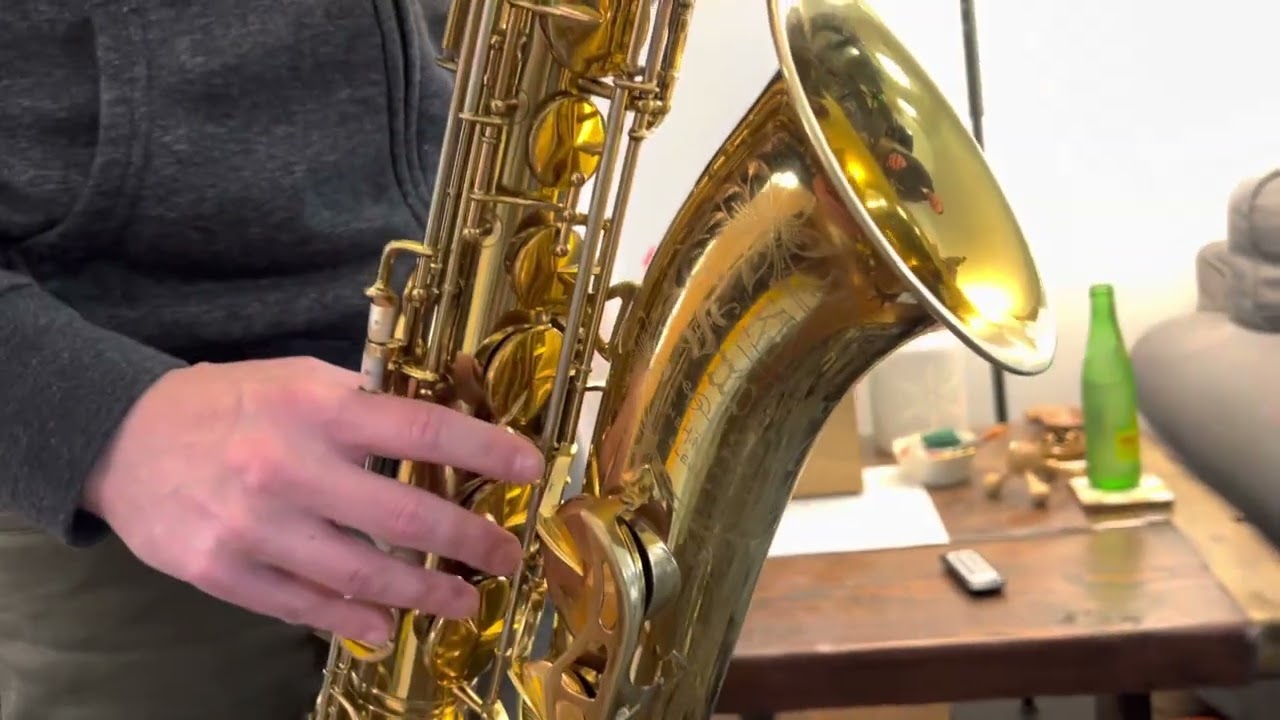 1953 Full Pearls King Super 20 Tenor Saxophone Demo, www.dcsax.com