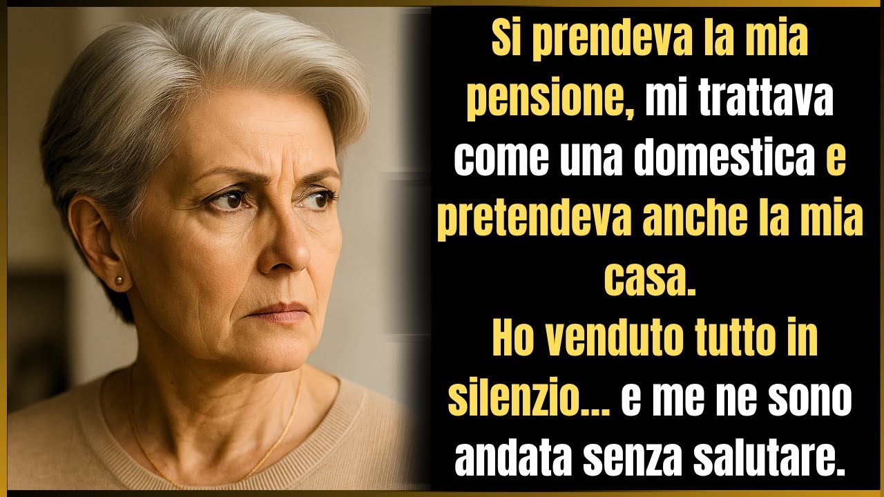 Mio figlio voleva la mia pensione e la casa. Vendetti tutto in silenzio… e sparii per sempre.