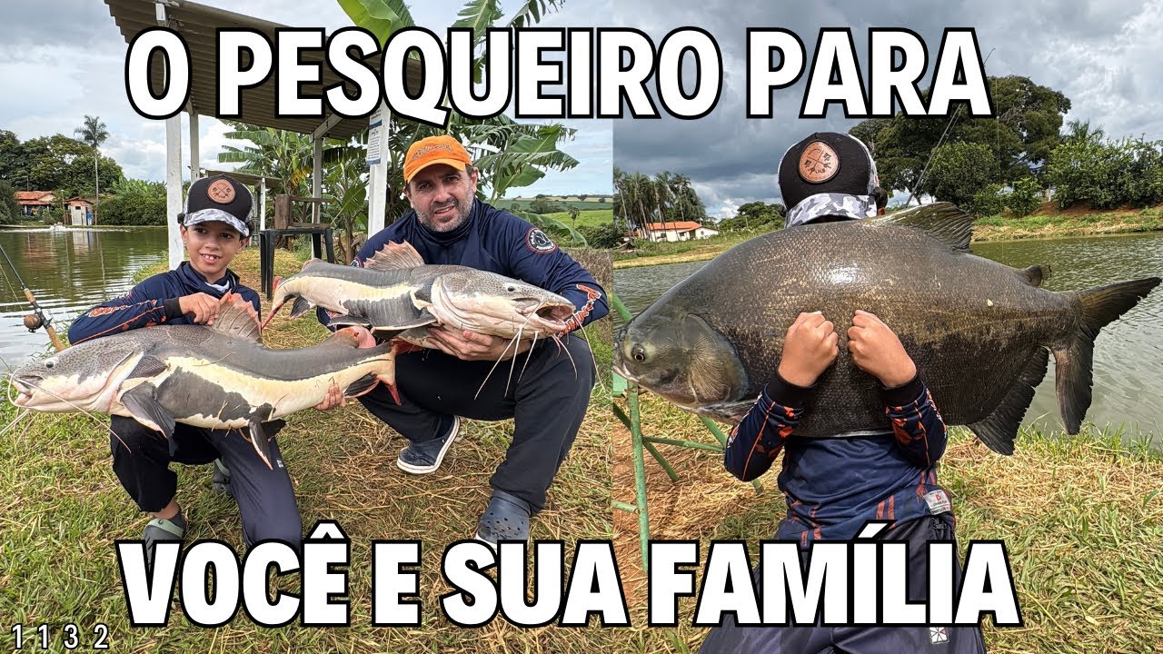 O PESQUEIRO IDEAL PARA VOCÊ E SUA FAMÍLIA - Zetim com o Fishingtur 1132