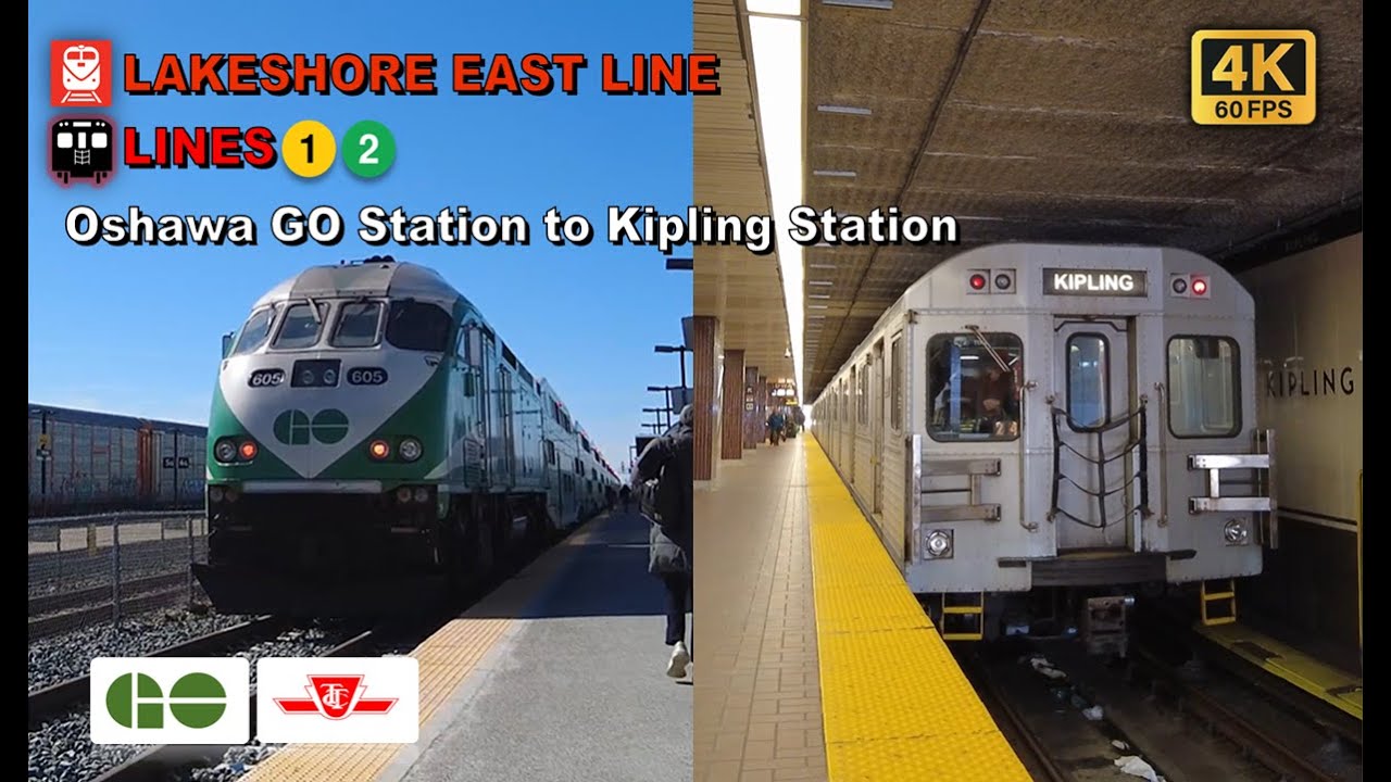 TTC & GO Transit POV Walk: Oshawa GO Station to Kipling Station Via Union Station