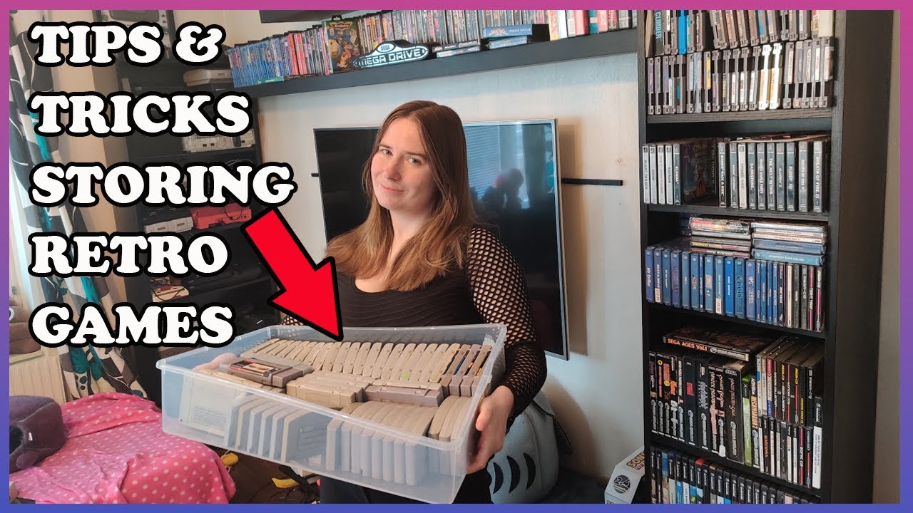 How I Creatively Store My Retro Games With Limited Space