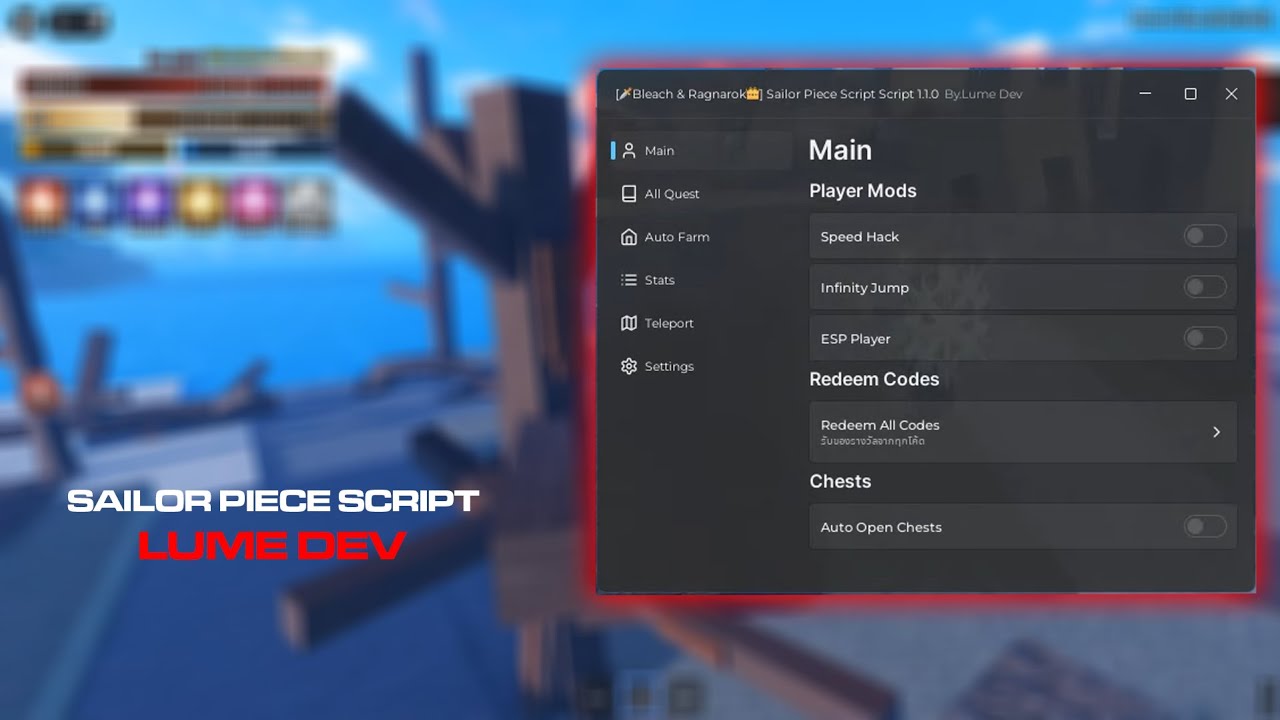 [ NEWUPDATE ] FREE Sailor Piece Script - AutoFarm + Auto Quest + Auto Pity + Auto Dungeon