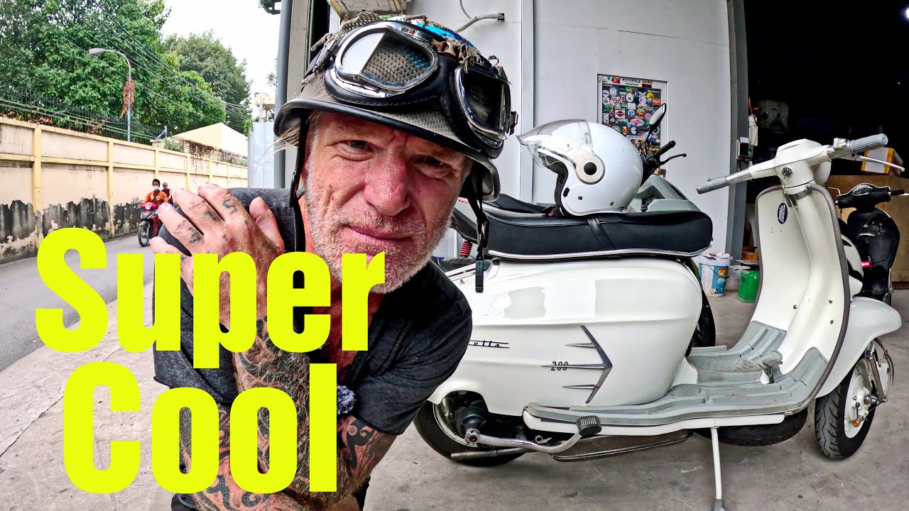 The Holy Grail. Lambretta and Vespa Wearhouse Ho Chi Minh City Vietnam