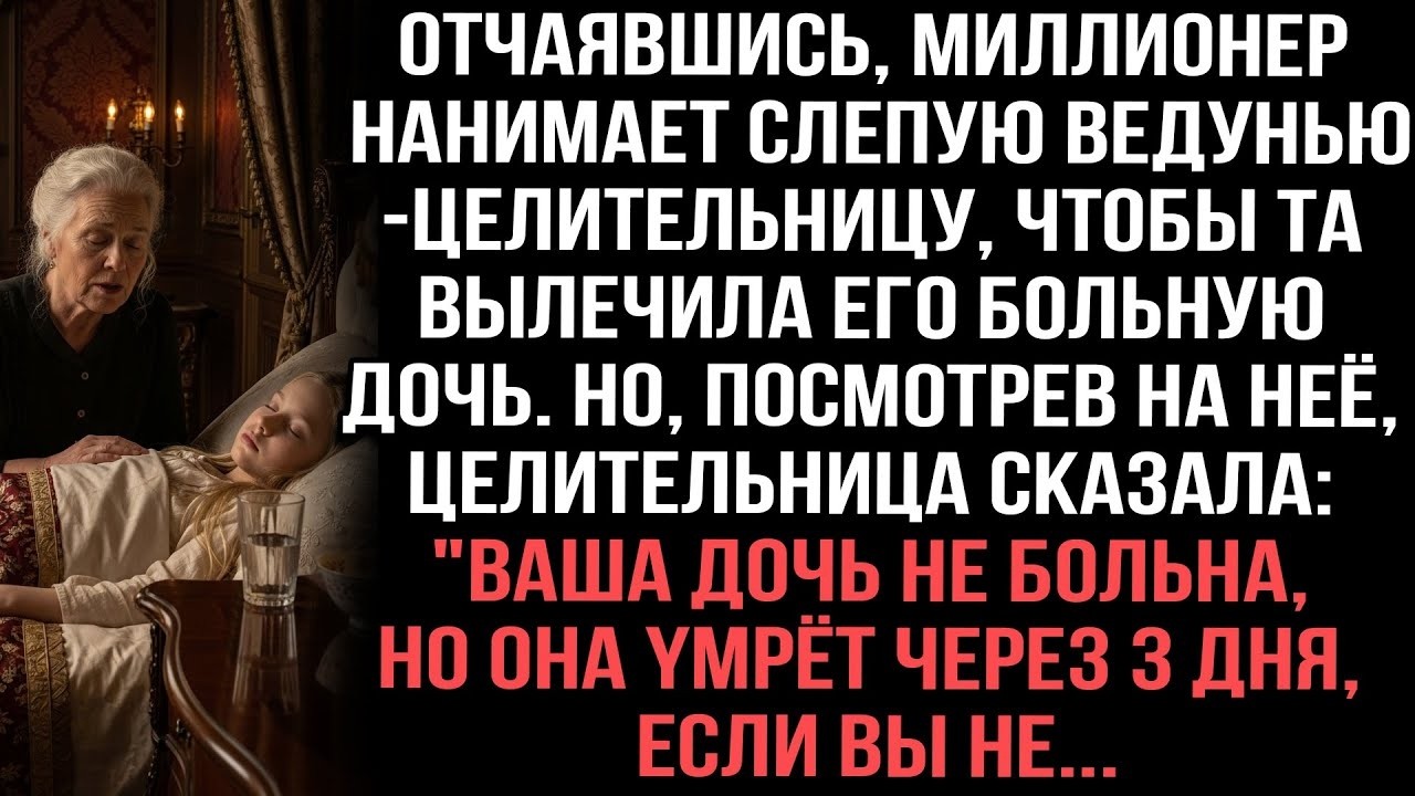 Слепая ведунья предупредила миллионера: «Ваша дочь здорова… но смерть близка»