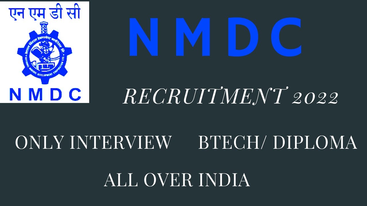 NMDC recruitment 2022 🔥  |  Apply Online | Diploma Apprentice 2022 | Permanent Job | Freshers
