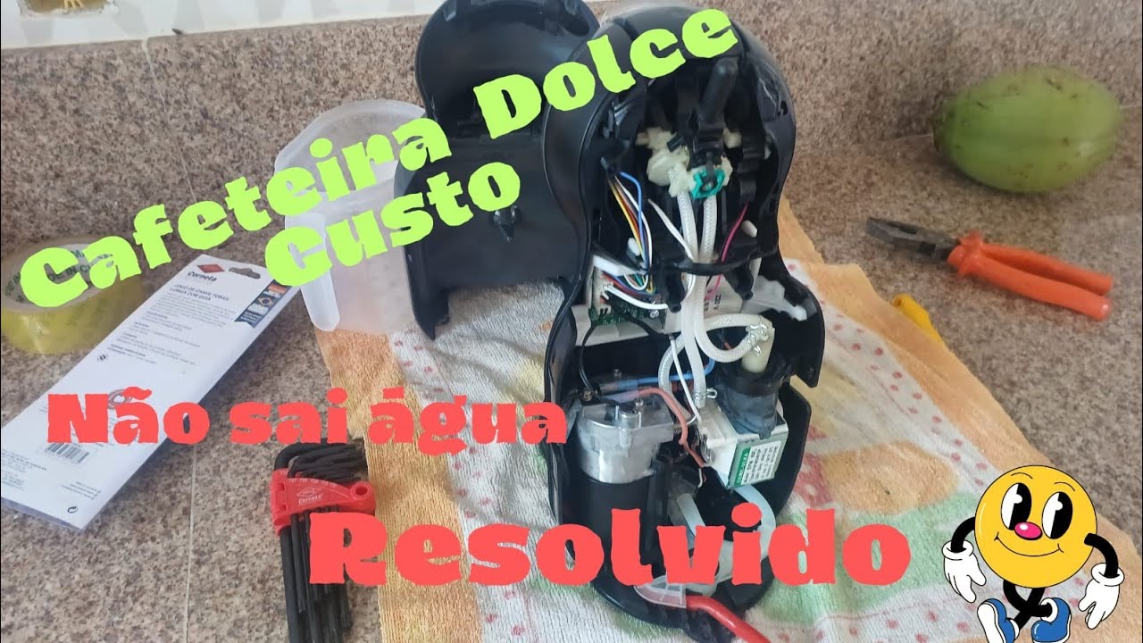 Cafeteira Dolce gusto  não sai água... Resolvido 