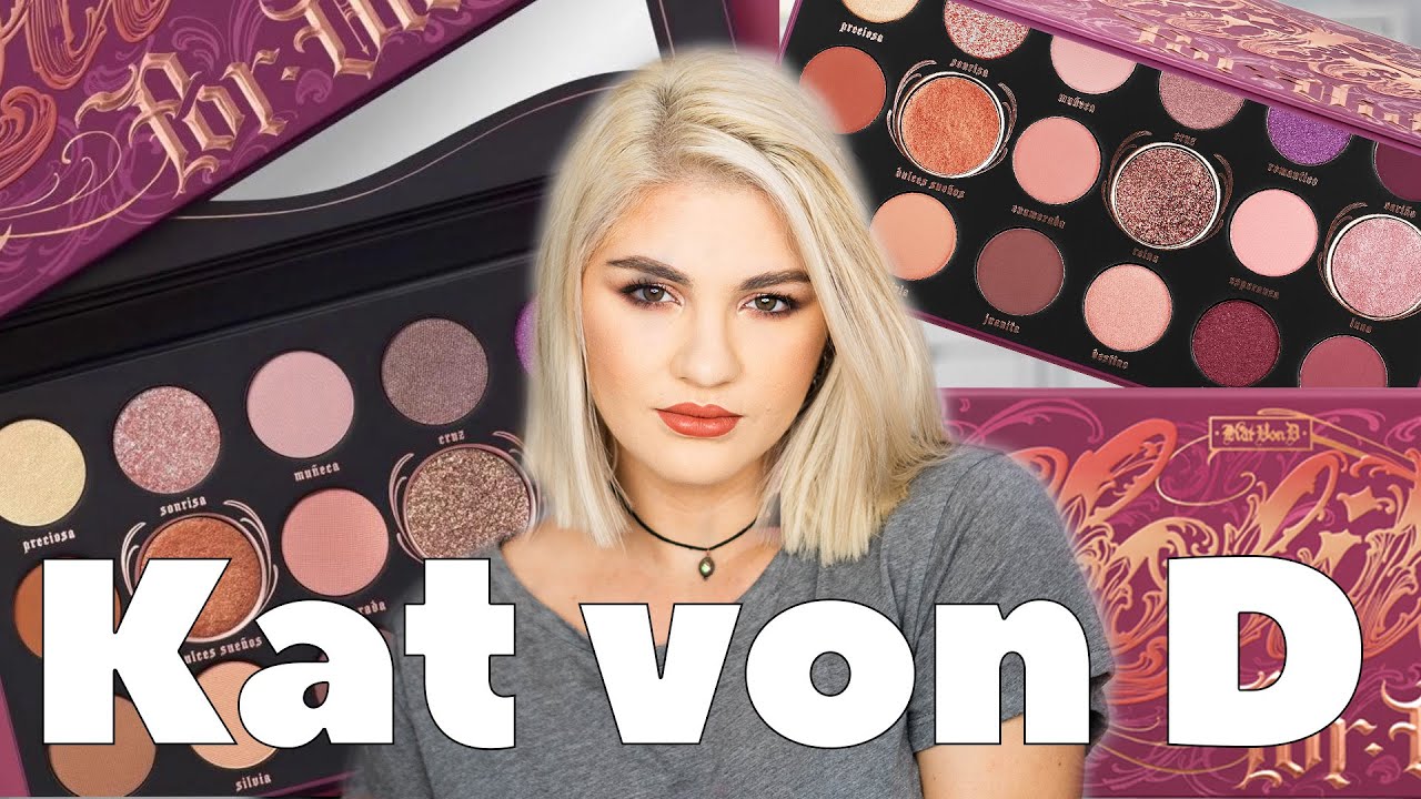Machiaj cu NOUA PALETA Kat Von D LOLITA POR VIDA