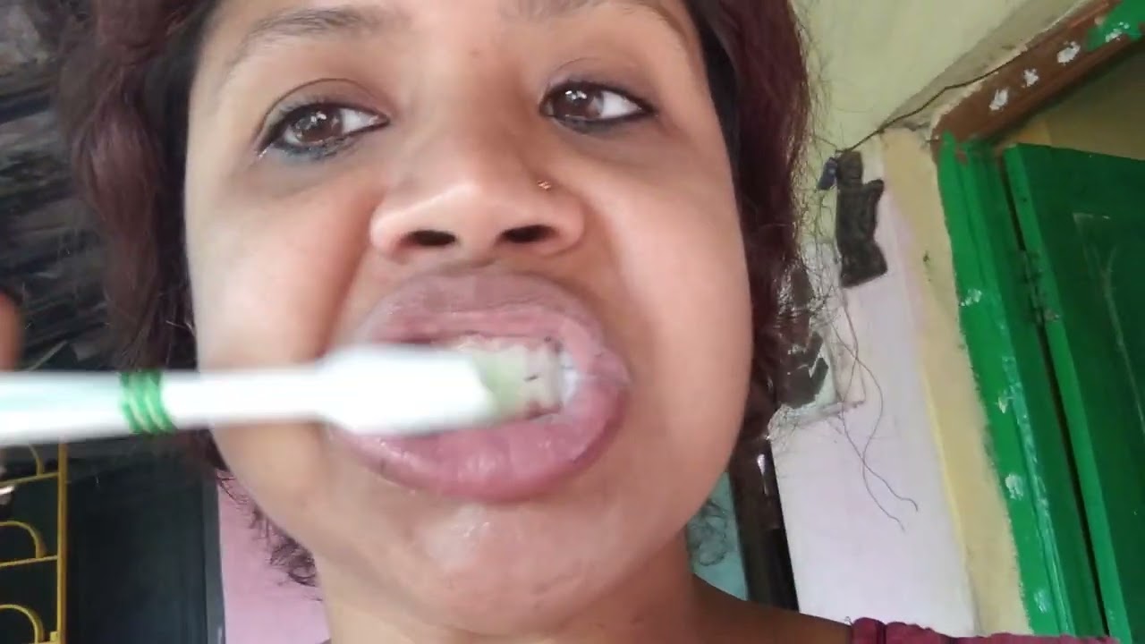 Morning brushing vlog part 2/hocking sound heavy#morningvlog