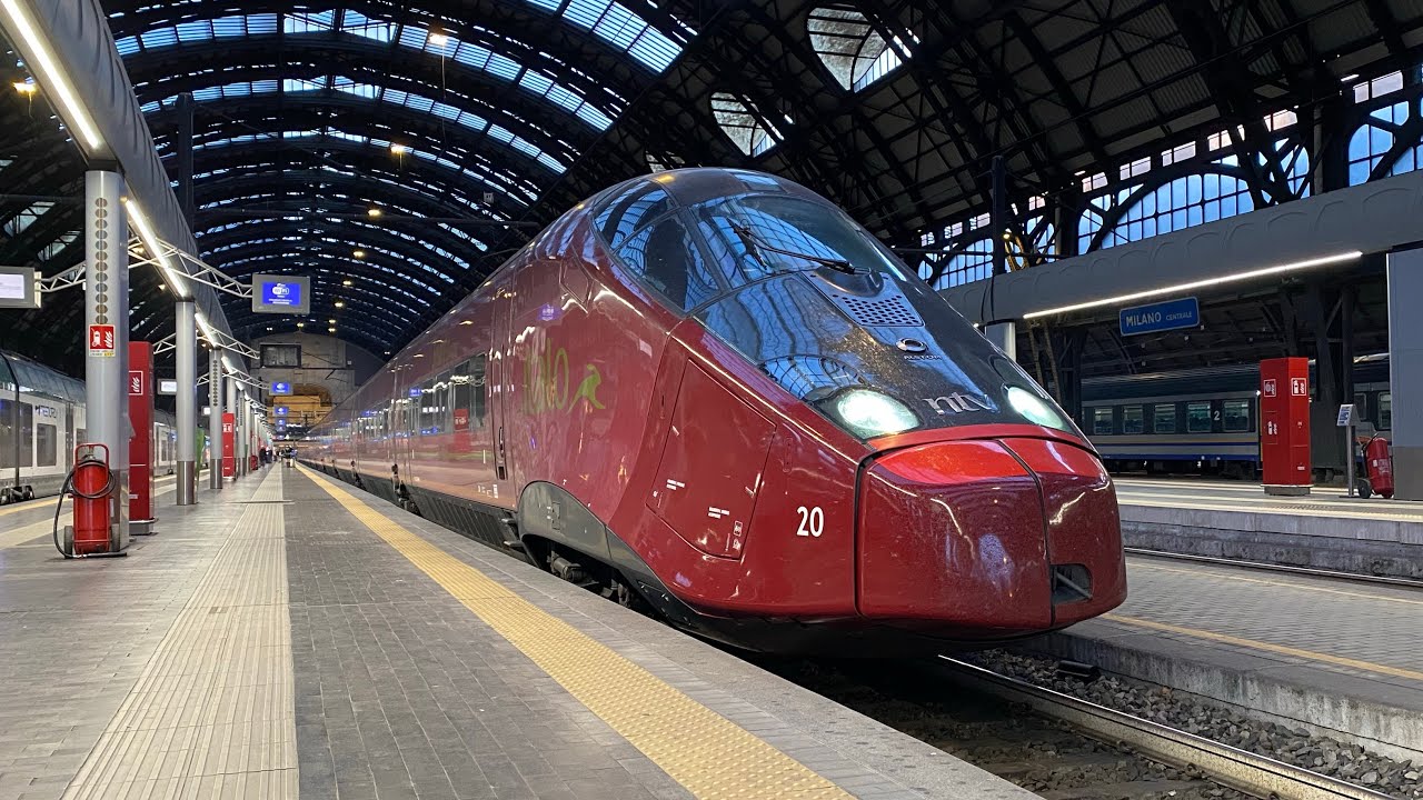 Mit VOLLGAS 300 KM/H im Italo AGV ETR 575 als AV 9986 von Bologna Cl.e nach Milano Cl.e mit Sound