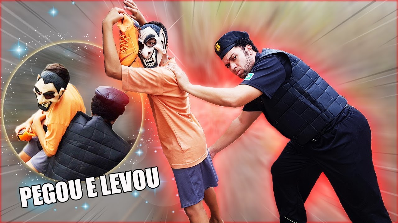 O POLICIAL PEGOU O MASCARADO QUE ROUBOU A CHUTEIRA