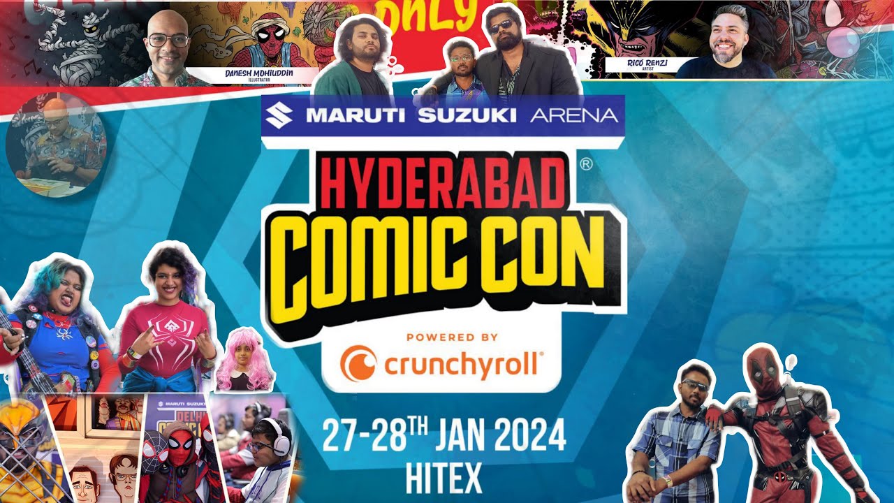 Comic con hyderabad 2024 || Vlog in Telugu