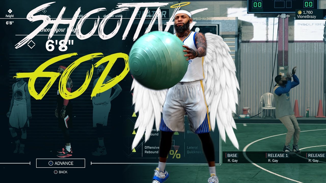 NBA 2K17 Shooting God | Best Shooter Build | RUDY.G Is The best JUMPSHOT IN THE GAME