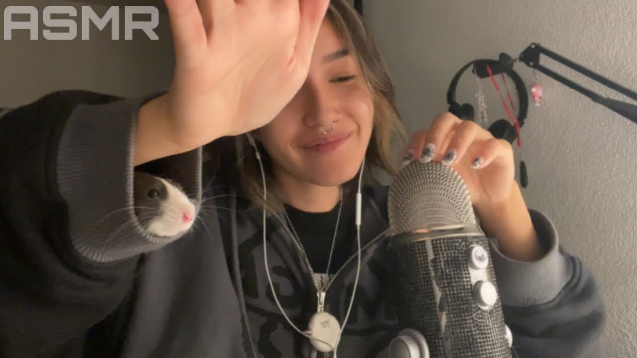 ASMR ☆ mic scratching, rats, rambles,.. (chill but chaotic)