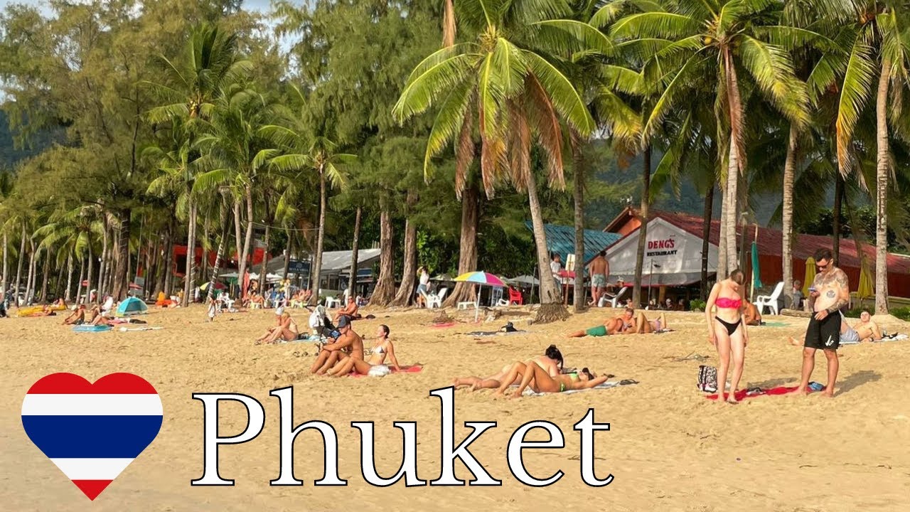 PHUKET THAILAND JANUARY 2023 - KAMALA BEACH WALKING TOUR