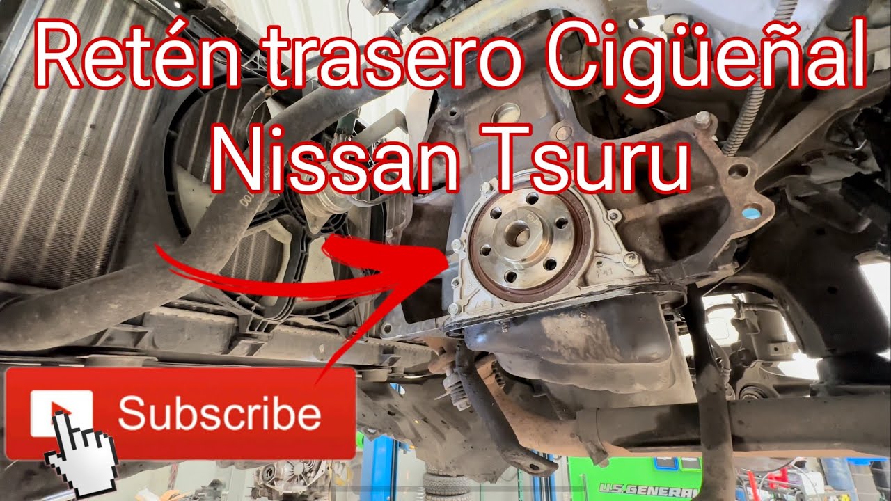 Retén trasero de Cigüeñal o conocido como lado caja de Nissan Tsuru